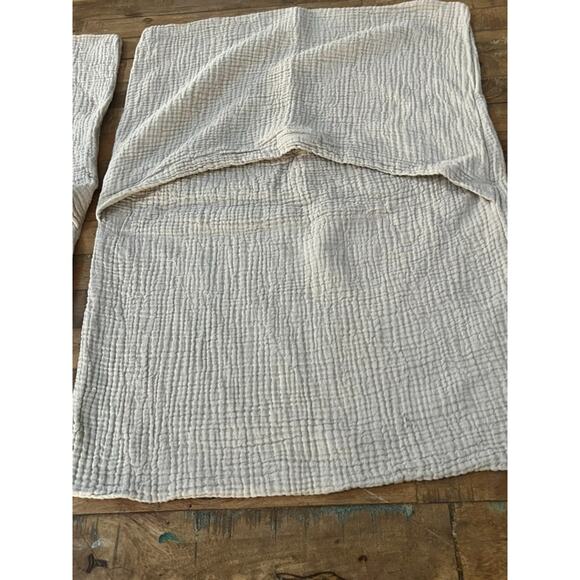 Parachute Standard Pillow Shams Set of 2 Beige 100% Organic Cotton - Picture 1 of 7